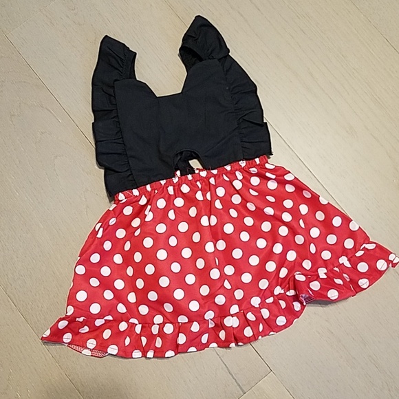 9-12mo Minnie Mouse inspired dress - Picture 1 of 2